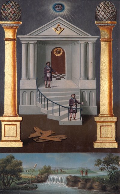 Anden grads frimurersporingstavle, 1819 af Josiah Bowring