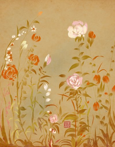 Blide botaniske blomster af Josie George