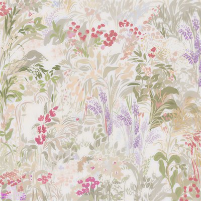 Pastelfarvede blomster i haven af Josie George