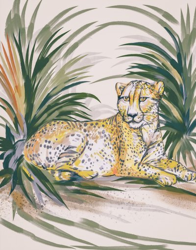 Den fredelige jungle-gepard af Josie George