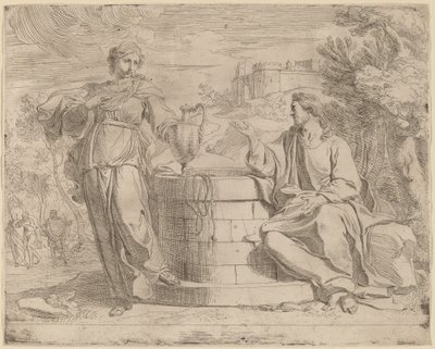Kristus og den samaritanske kvinde af Josse de Pape