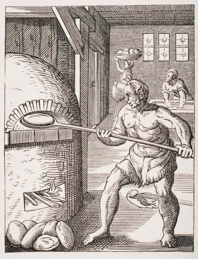 Leipuri. 1800-luvun jäljennös 1500-luvulta (kaiverrus) af Jost (after) Amman