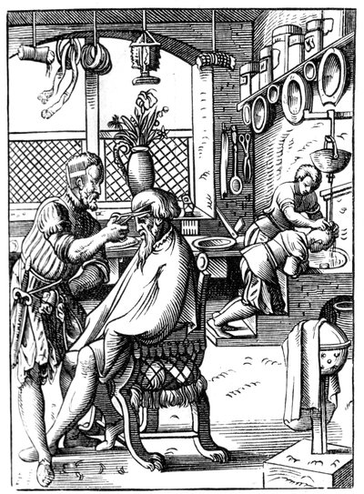 Barber, 1500-tallet 1849. af Jost Amman