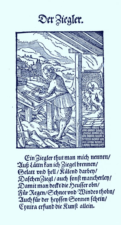 Murstensproducent af Jost Amman