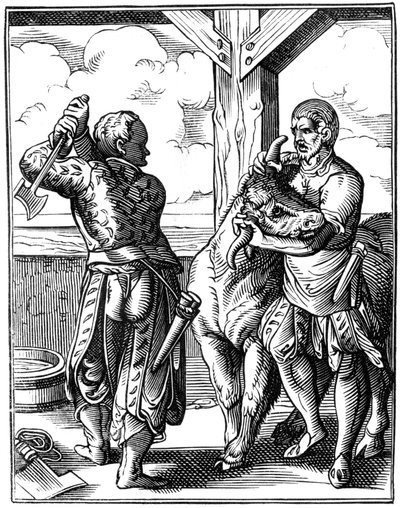 Slagter, 1500-tallet 1849. af Jost Amman