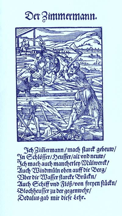 Tømrer af Jost Amman