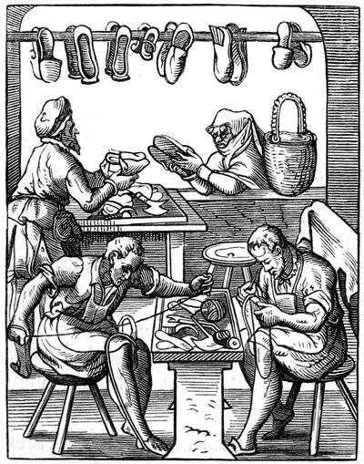 Skomager, 1500-tallet 184. af Jost Amman