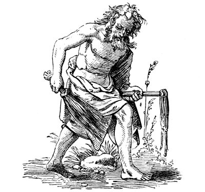 Flagellant, 1500-tallet af Jost Amman