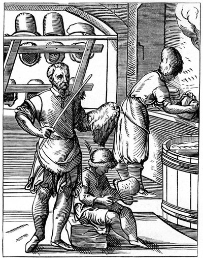 Hattemager, 1500-tallet 1849. af Jost Amman