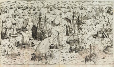 Illustration fra krigsbogen af ​​Leonhard Fronsperger, 1571. af Jost Amman