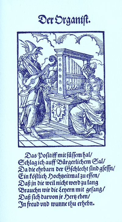 Organist af Jost Amman