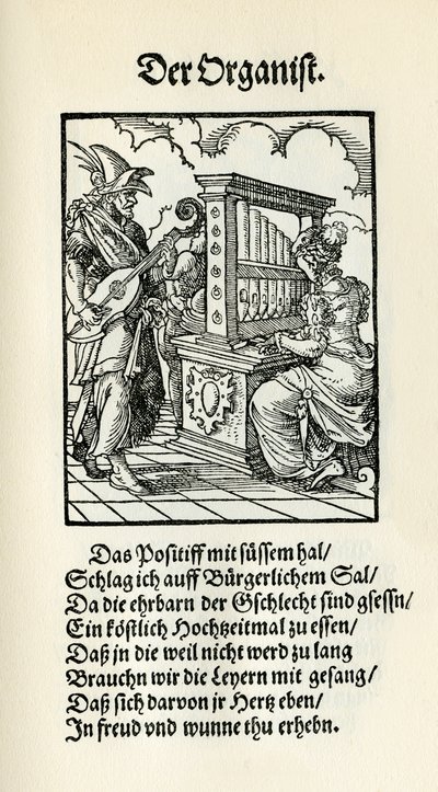 Organist af Jost Amman