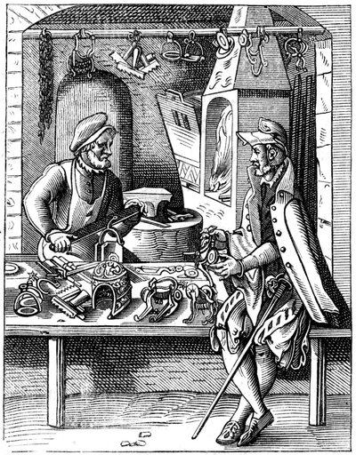 Spurmager, 1500-tallet 1849. af Jost Amman