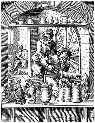 Tinman, 1500-tallet 1849. af Jost Amman