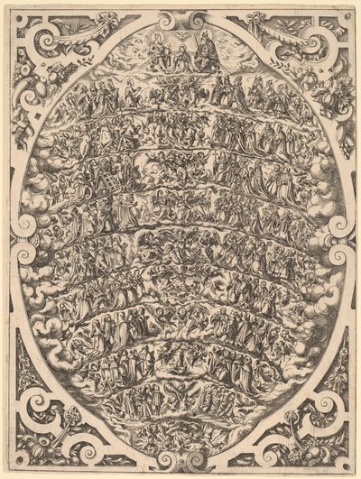 Himlenes Hierarki, 1579. af Jost Ammon