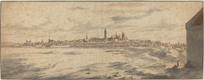 Udsigt over Mons, Belgien af Josua de Grave