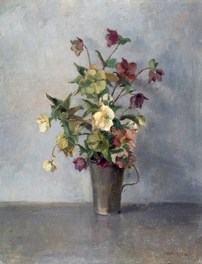 Blomster i en vase (maleri) af Joyce Haddon