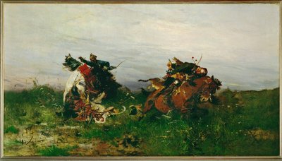 Løkken (maleri på lærred) af Jozef Brandt