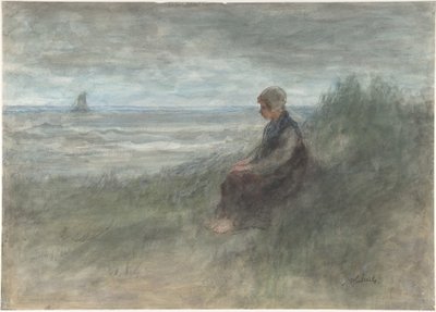 Pige i klitterne af Jozef Israëls