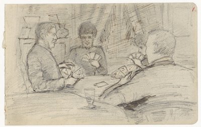 Kortspillere af Jozef Israëls