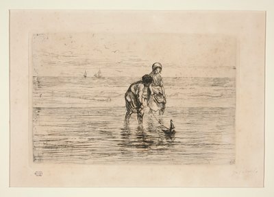 Børn på stranden af Jozef Israëls