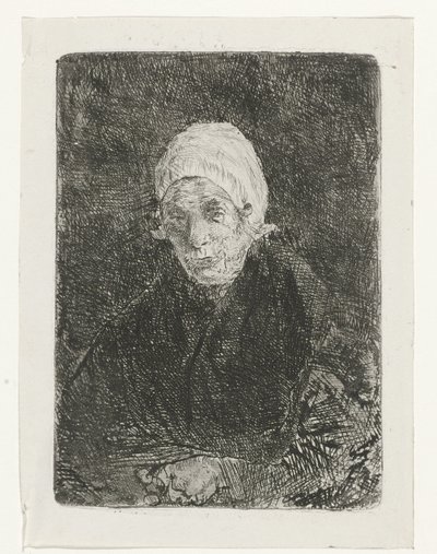 gamle dame Katwijk af Jozef Israëls