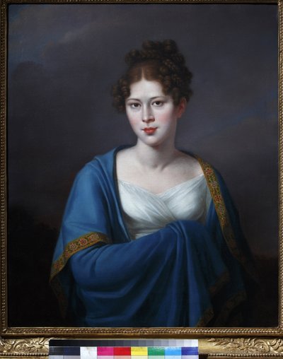 Comtesse Sofia Petrovna Lobanov Rostovsky - Portræt af grevinde Sofia Petrovna Lobanova-Rostovskaya (1798-1825), født Lopukhina - Jozef Oleszkiewicz (1777-1830). olie på lærred af Jozef Oleszkiewicz