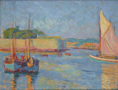 Havn ved Concarneau af Jozef Pankiewicz