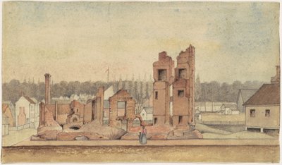 Ruinerne af en Tavern, Petersburg, Virginia af Jr. William Skinner Simpson