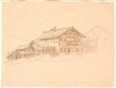 Bondehus i Tyrol. St. Mari af Jørgen V. Sonne
