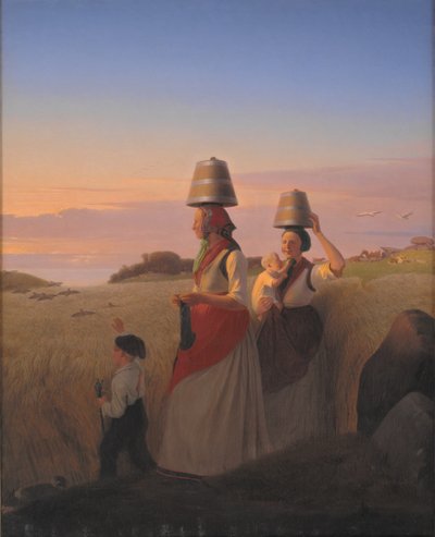 Landlig Scene af Jørgen V. Sonne
