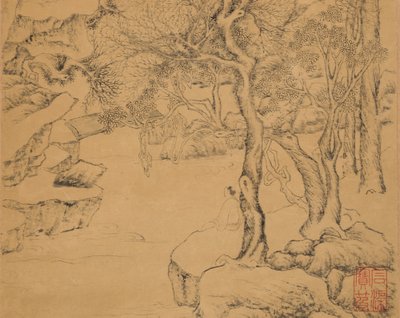 Vandfaldet, dateret 1559. af Ju Jie