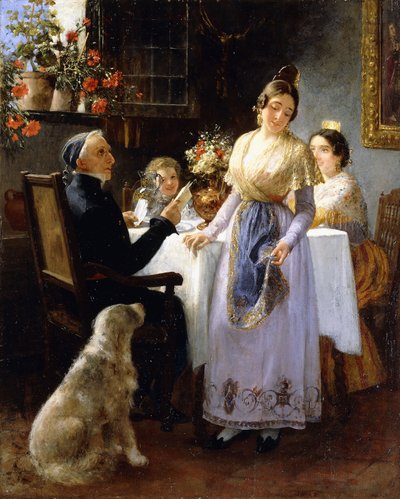 Brevet af Juan Antonio Benlliure y Gil