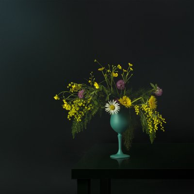Elegant stilleben med vilde blomster af Juan Antonio Palacios