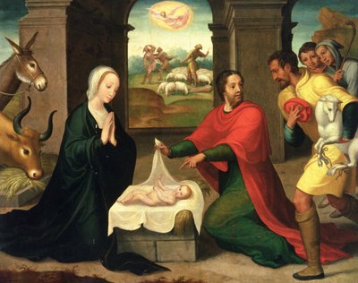 Tilbedelse af hyrderne af Juan Correa de Vivar