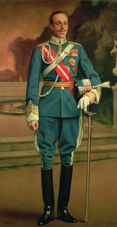 Kong Alfonso XIII af Juan Frances y Mexia