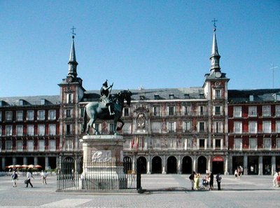 Udsigt over Plaza Mayor, ca. 1619 (foto) af Juan Gomez de Mora