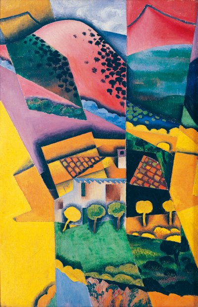 Landskab ved Ceret af Juan Gris