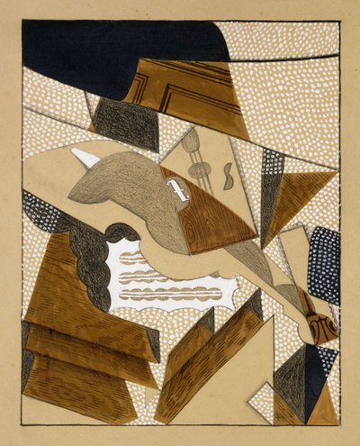 Violinen, ca. 1915-1916 af Juan Gris