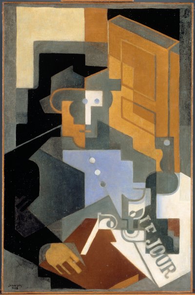Mand fra Touraine, 1918. af Juan Gris