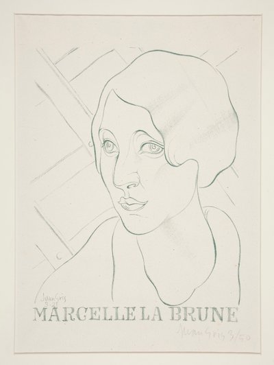 Marcelle den brune af Juan Gris