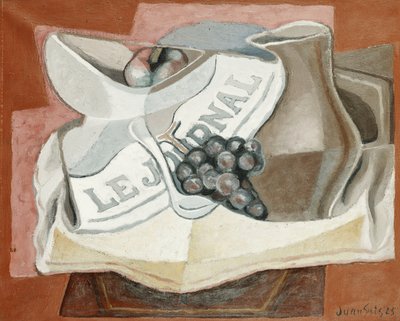 Vindrueklasen; La Grappe de Raisins, 1925 af Juan Gris