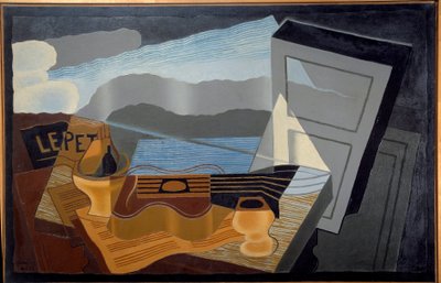 Udsigten over bugten. Maleri af Juan Gris (1887-1927) Ec. Esp. af Juan Gris