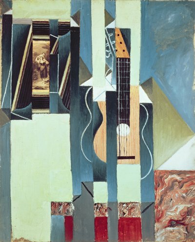 Uden titel (olie på lærred) af Juan Gris