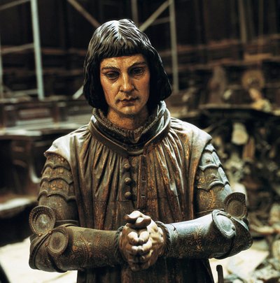 Statue af Guzman den Gode (Alonso Perez de Guzman af Juan Martinez Montanes