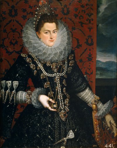 Isabelle Claire Eugenie af Østrig (Isabelle af Spanien af Juan Pantoja de la Cruz