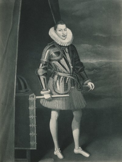 Philip III i rustning, 1605, 1904 af Juan Pantoja de la Cruz