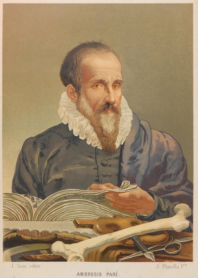 Portræt af Ambroise Paré, 1879. af Juan Planella y Rodríguez