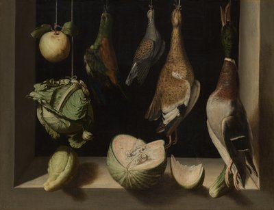 Stilleben med fuglevildt af Juan Sanchez Cotan