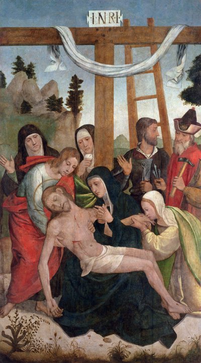 Deponeringen (panel) af Juan de Borgoña